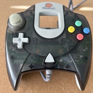 Sega Dreamcast Controller (Black Smoke Translucent Color) OEM - Cleaned, Tested!